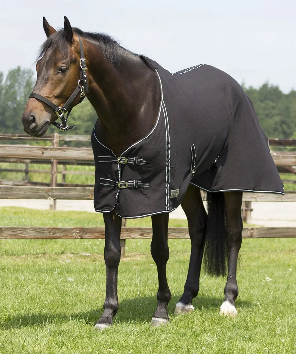 QHP Fleecedeken New Basic met kruissingels