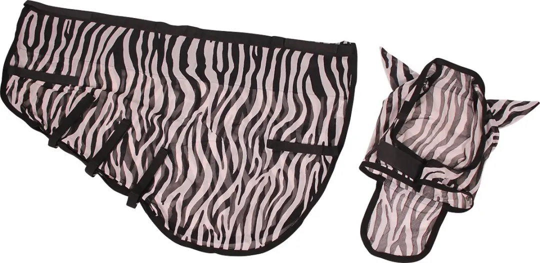 QHP Vliegendeken Zebra - 100cm - 4-Seizoenen