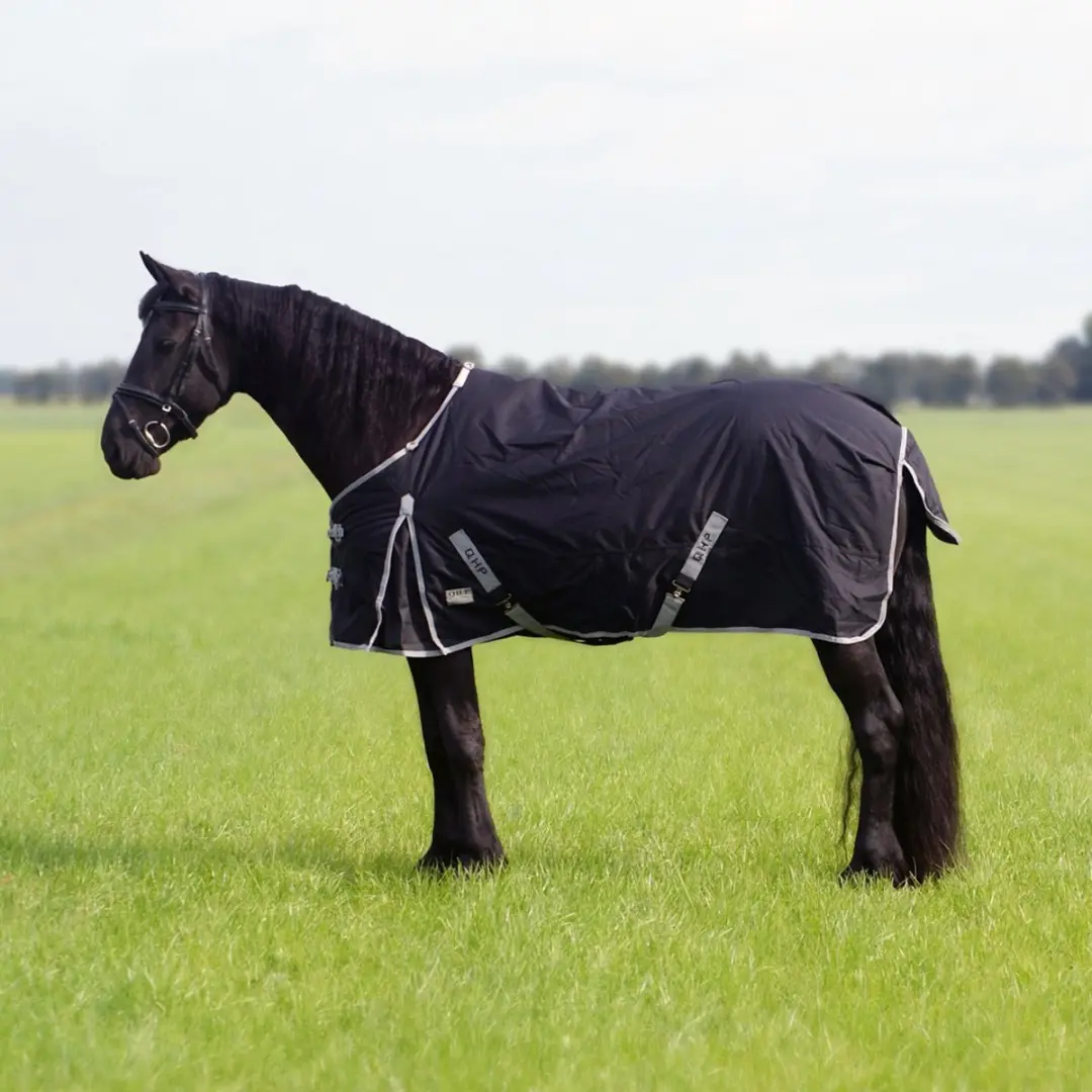 QHP Deken Turnout XL - Zwart 135