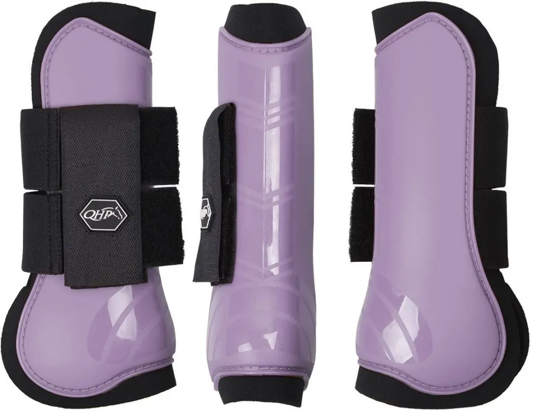 QHP Peesbeschermers Black - Pony - 2 Stuks