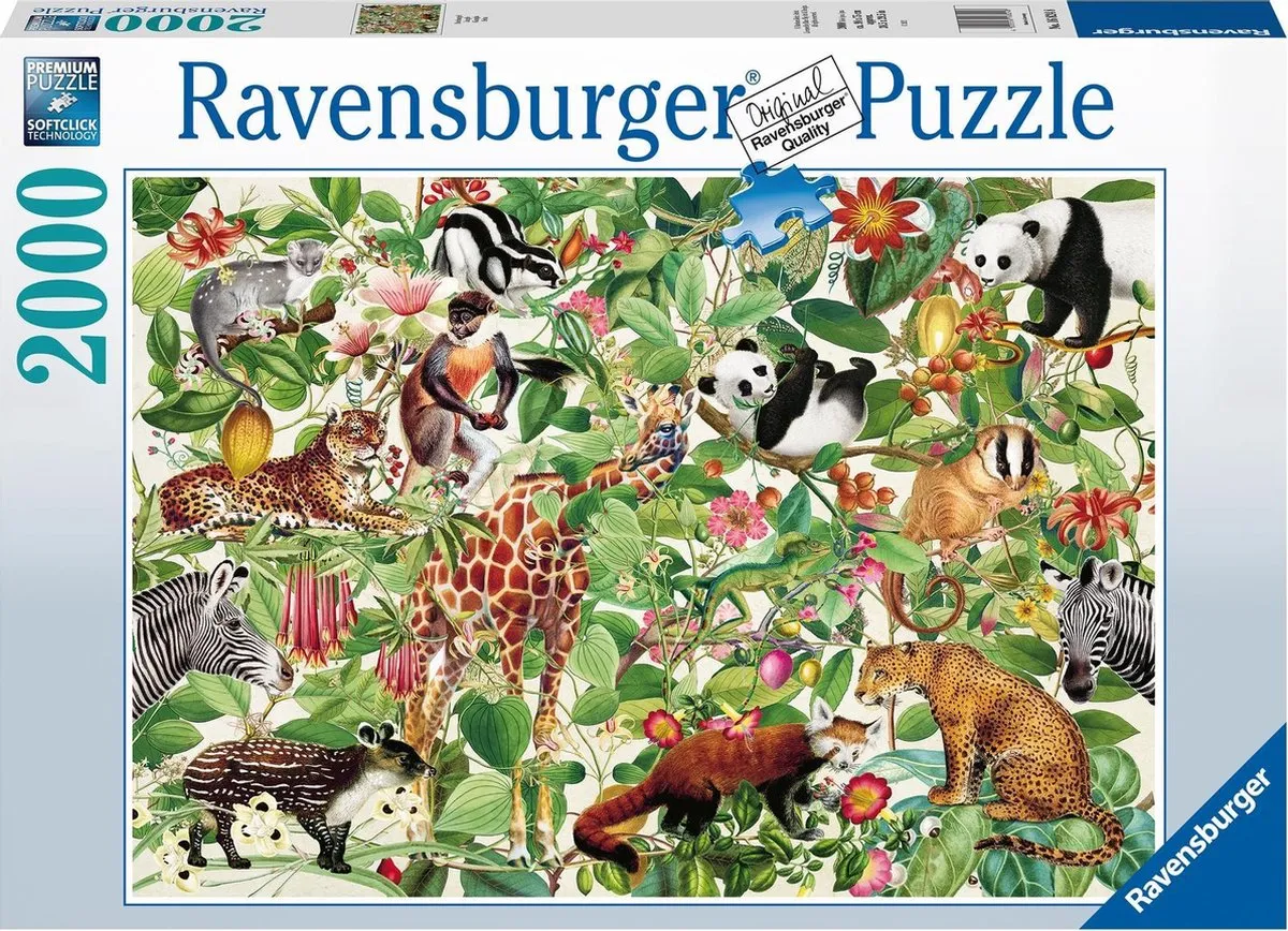 Ravensburger Jungle Legpuzzel 2000 Stuks