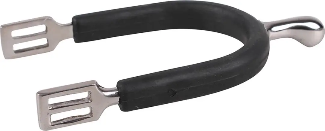 QHP Knop Sporen Rubber - 2 Stuks