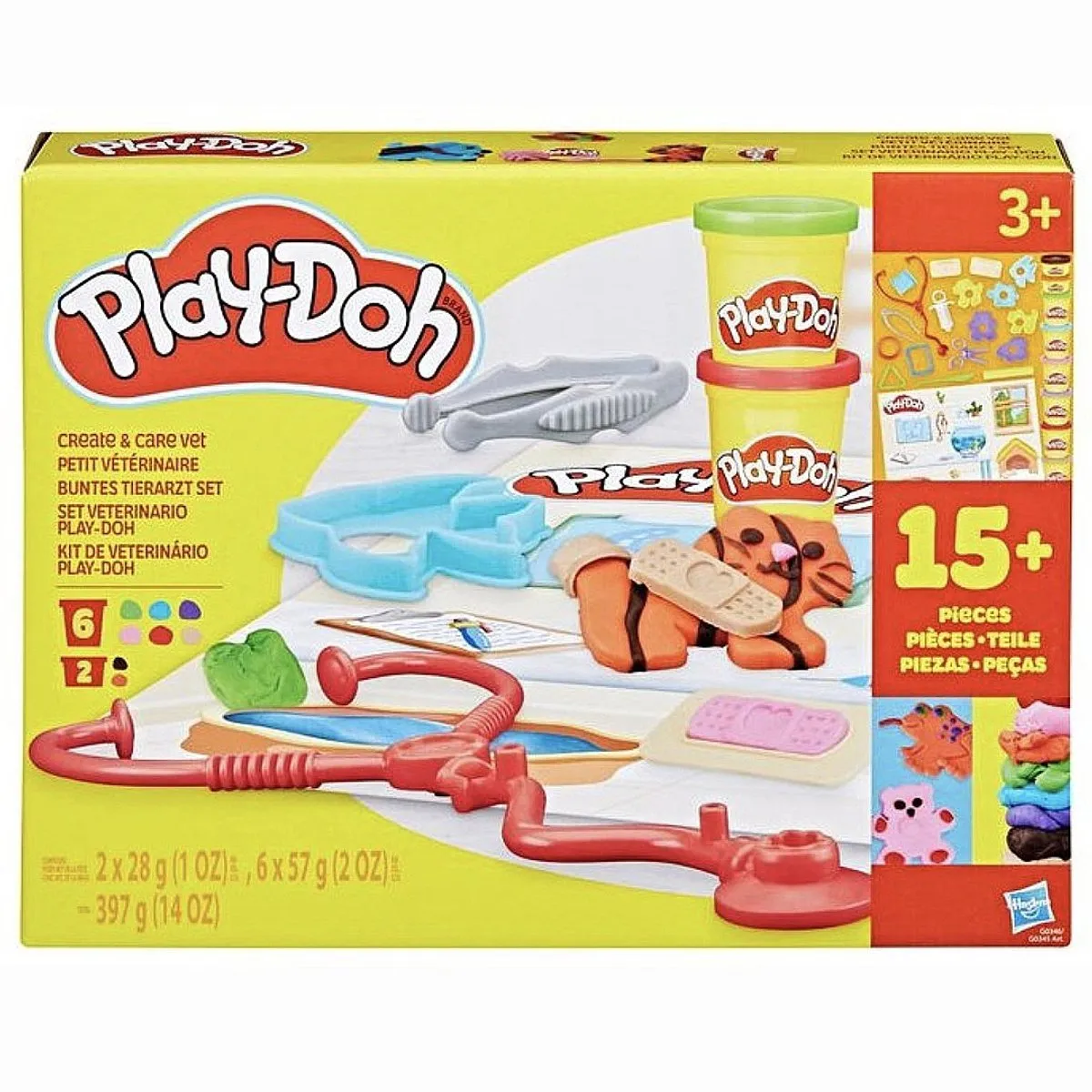 Hasbro Play-Doh Dierenarts Klei Set