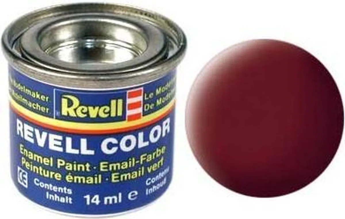 Revell Enamel Verf #37 Reddish Brown 14ml - Matt