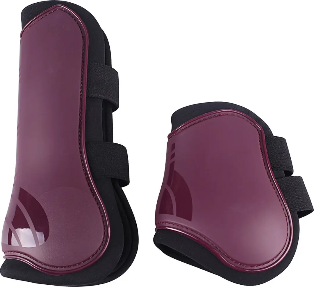 QHP Peesbeschermerset Donkerrood - Pony