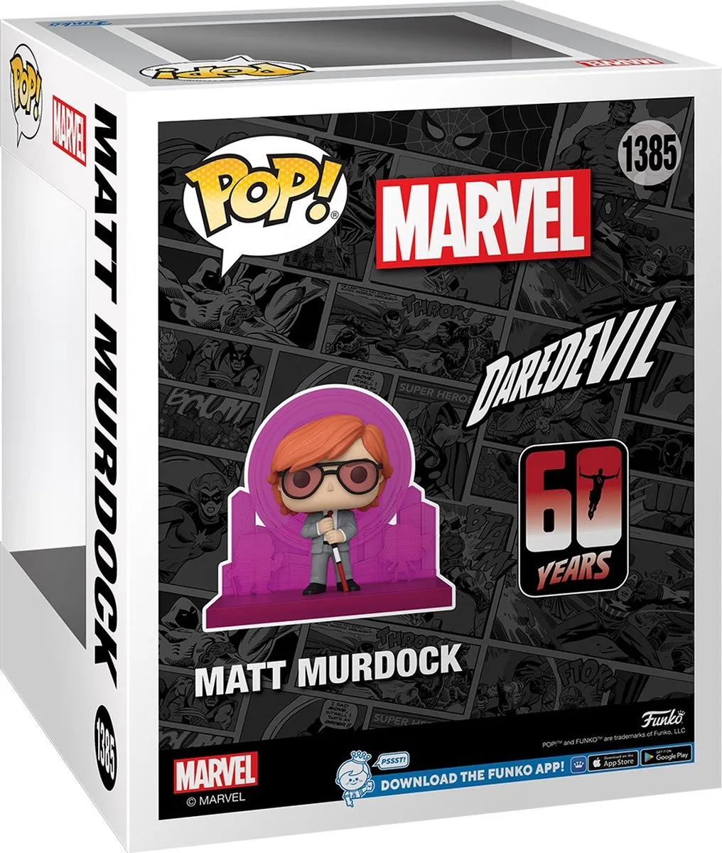 Funko Pop! Marvel Daredevil 60th Anniversary Matt Murdock Radar Deluxe #1385