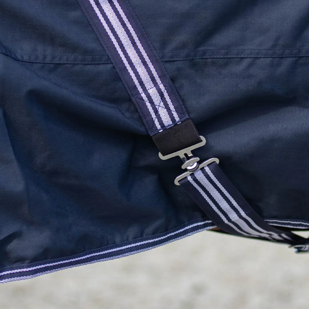 QHP Turnout Luxe Dekzeil 300g - Donkerblauw 175