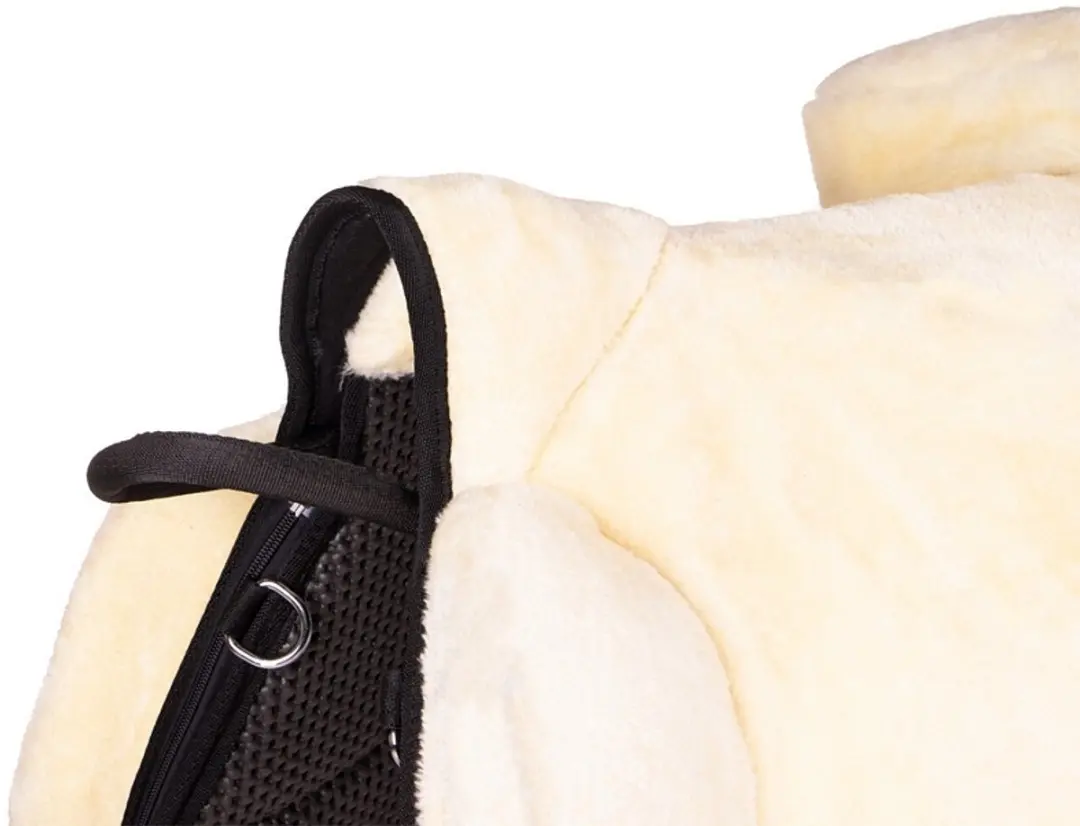 QHP Barebackpad Shetlander - Crème/Zwart