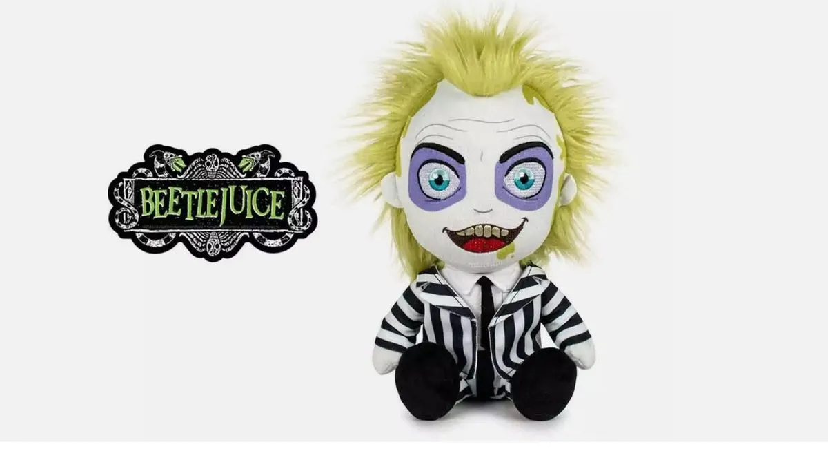 Disney Beetlejuice Knuffel 25cm - Zwart