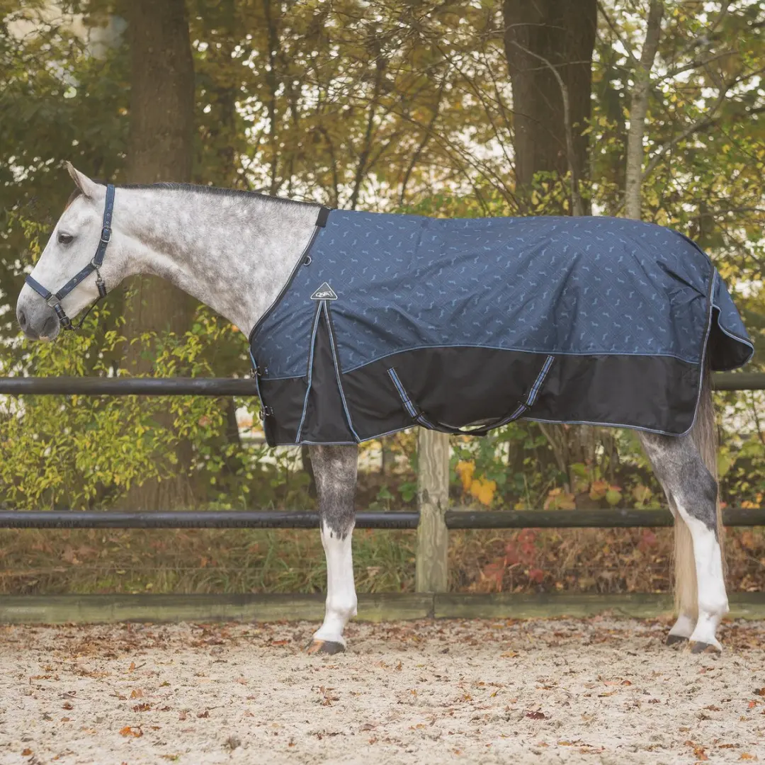 QHP Outdoordekens 1200D TurnOut Collection - 150g Donkerblauw 205 - afbeelding 3 van 6