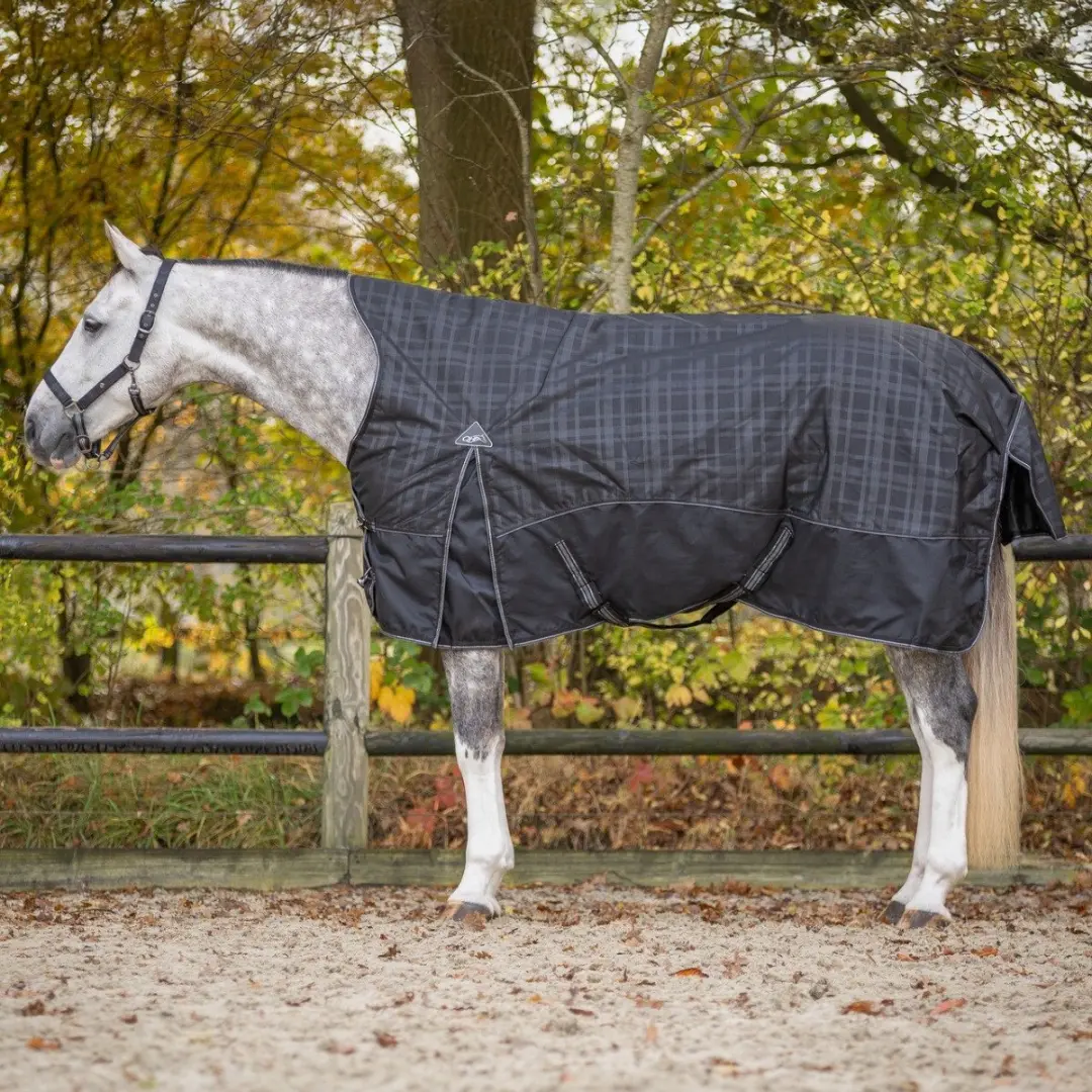 Regendeken luxe 150 gram 1200D met Halve hals Midnicht