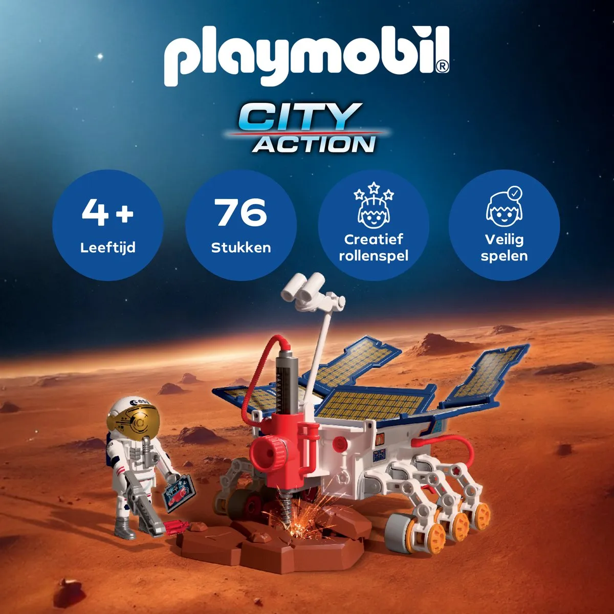 Playmobil Space ESA Mars Exploration Rover 72012 - Meerkleurig