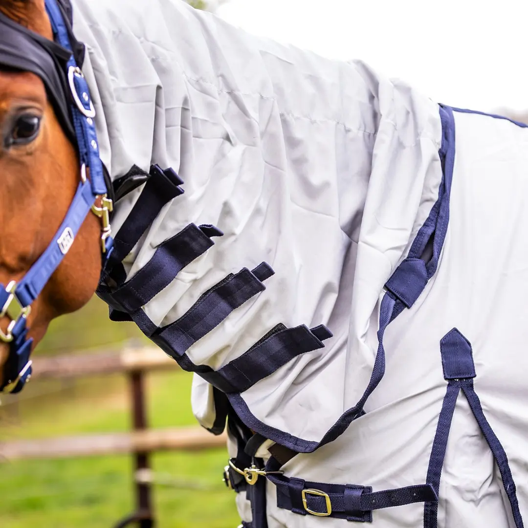 Horsegear HGExtreme Hoody Full Neck Eczeemdeken - Grijs