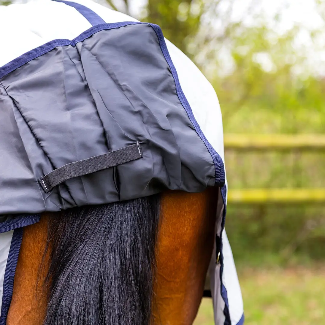 Horsegear HGExtreme Hoody Full Neck Eczeemdeken - Grijs