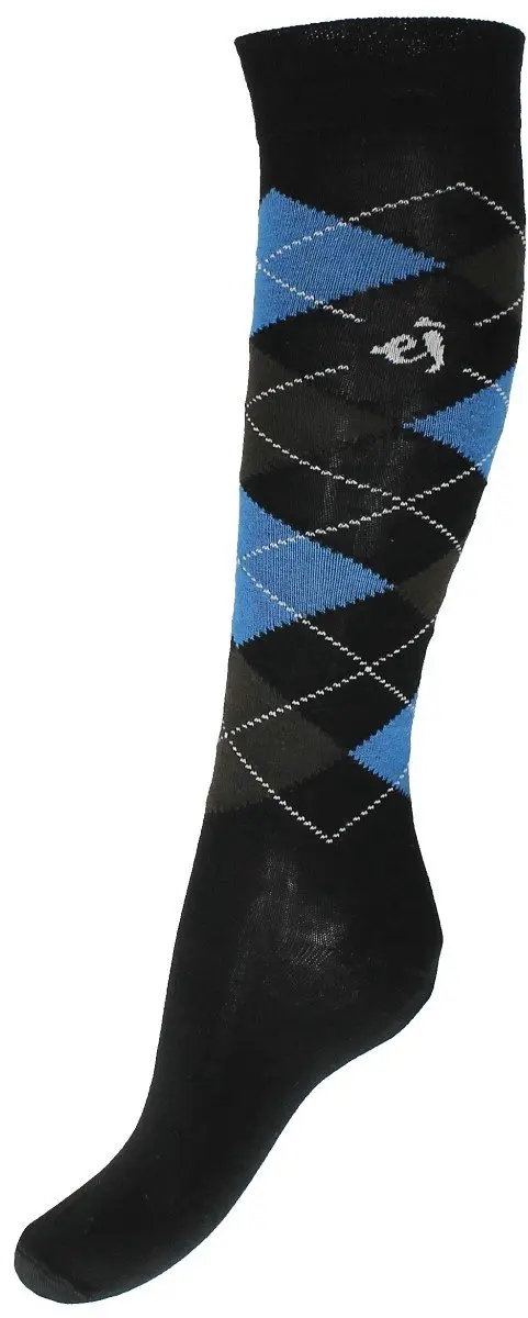 Epplejeck Sokken Square Zwart-blauw