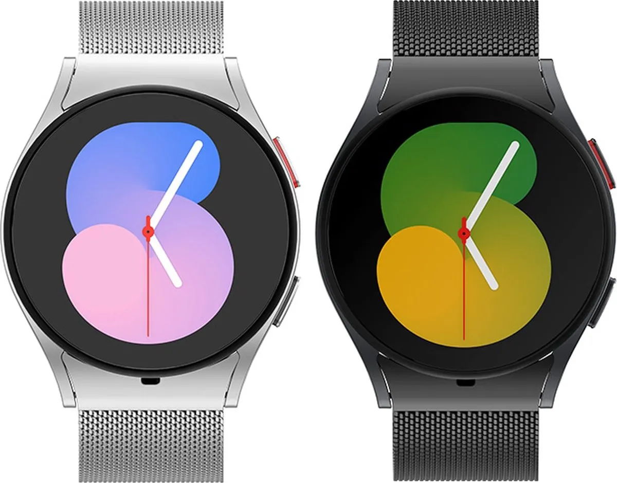 Samsung Galaxy Watch5 40mm Milanees Bandje - Zwart