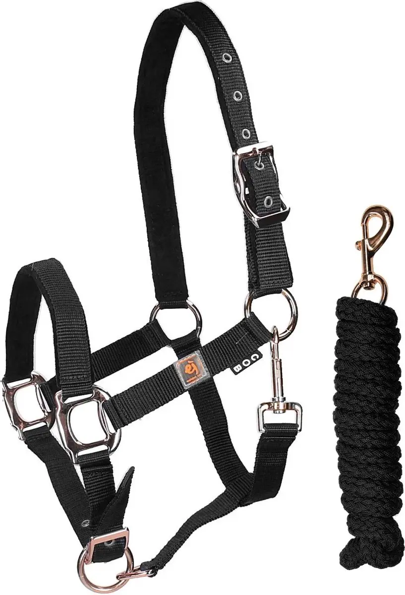 Epplejeck Gold Fever Halsterset - Cob - Zwart
