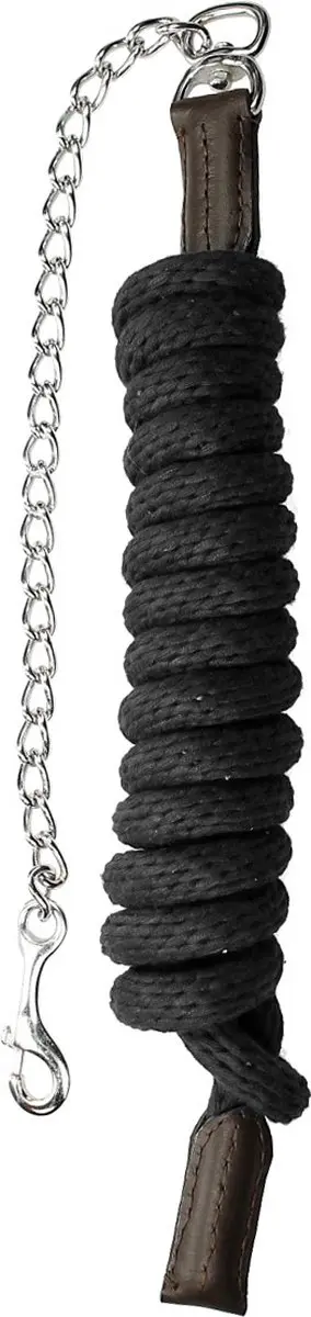 Epplejeck Halstertouw Epplejeck Met Hengstenketting Zwart