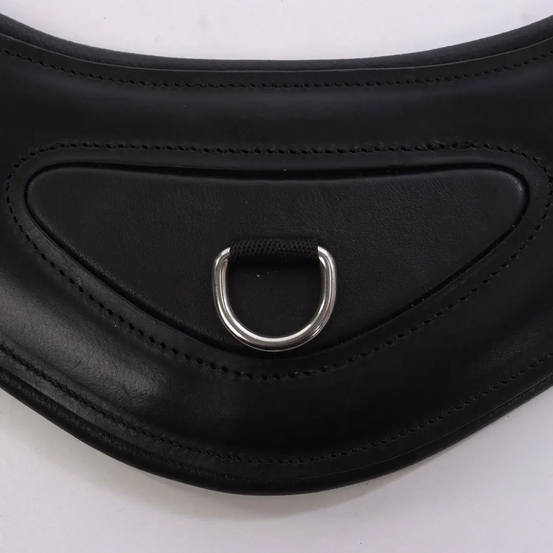 Horsegear HGLuxe Leather Dressuursingel - Zwart