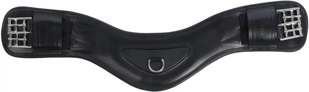 Horsegear HGLuxe Leather Dressuursingel - Zwart