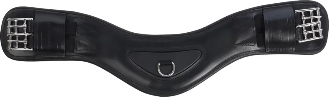 Horsegear HGLuxe Leather Dressuursingel - Zwart - afbeelding 6 van 6