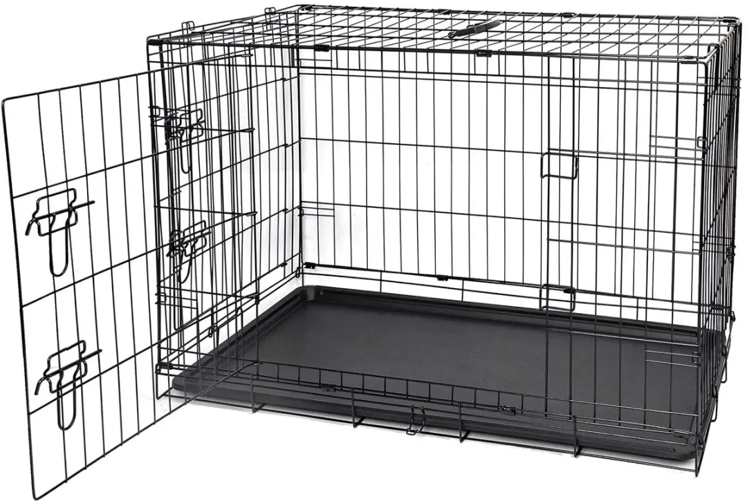 Nobleza Hondenbench XXL - 2 Deuren - 121x76,5x81cm - Zwart