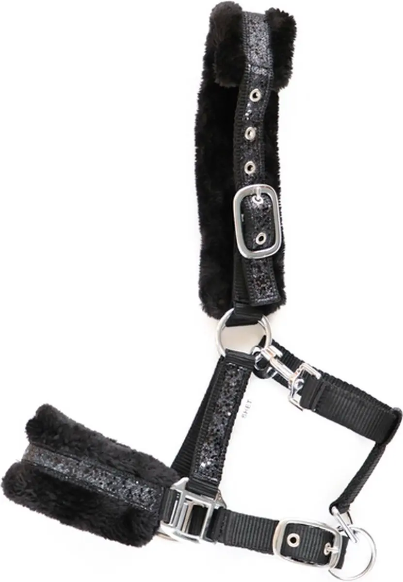 Epplejeck Halster Glamour Cob - Zwart