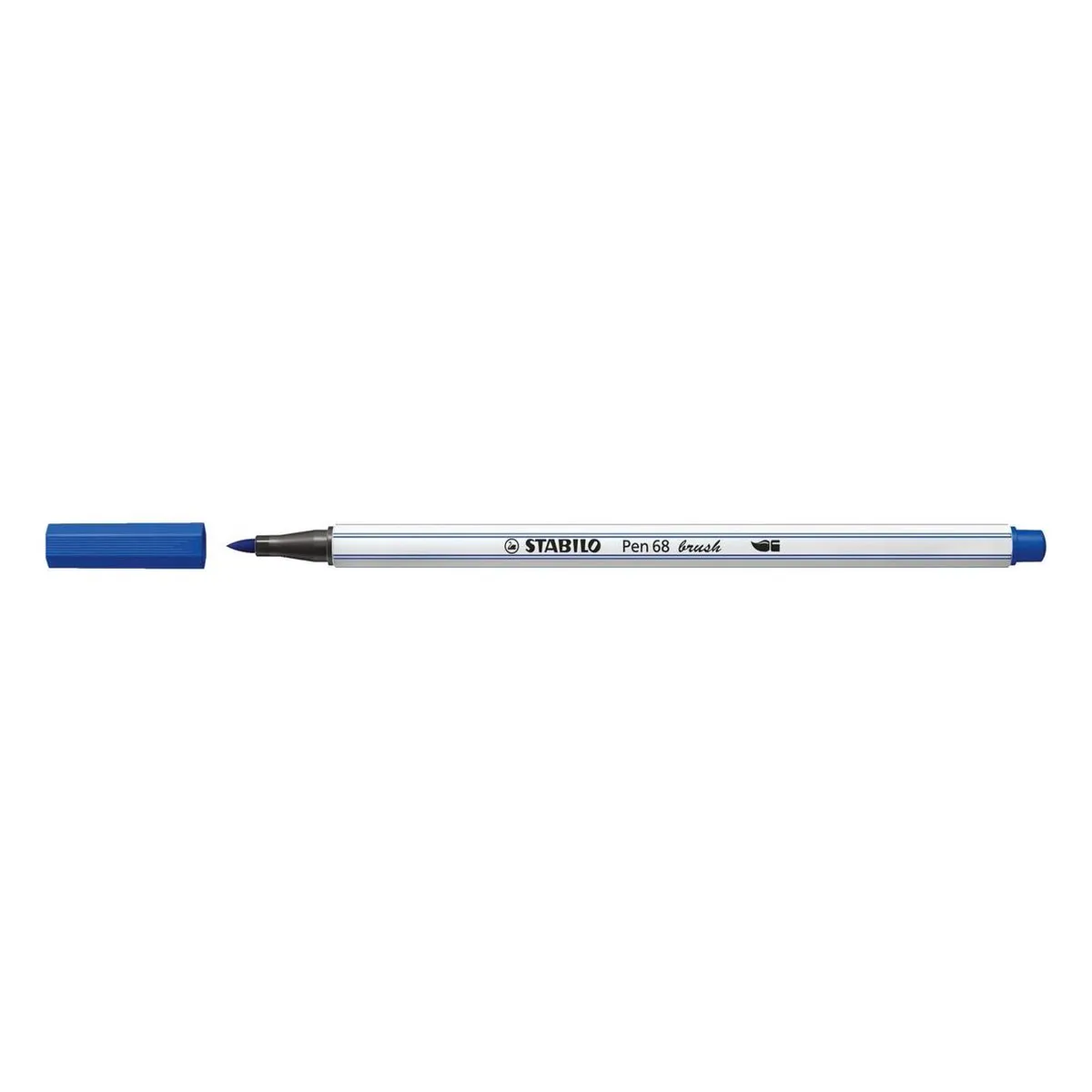 STABILO Pen 68 Brush Ultramarijn Blauw