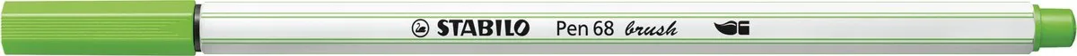 STABILO Pen 68 Brush Ultramarijn Blauw