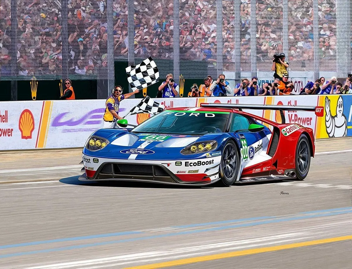 Revell 07041 Ford GT Le Mans 2017 Modelbouwpakket - 1:24 - Multi