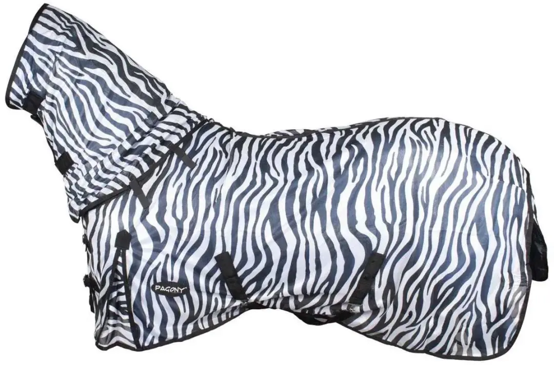 Pagony Zebra Rolnek Vliegendeken 185 - 6000g - Zwart/Wit