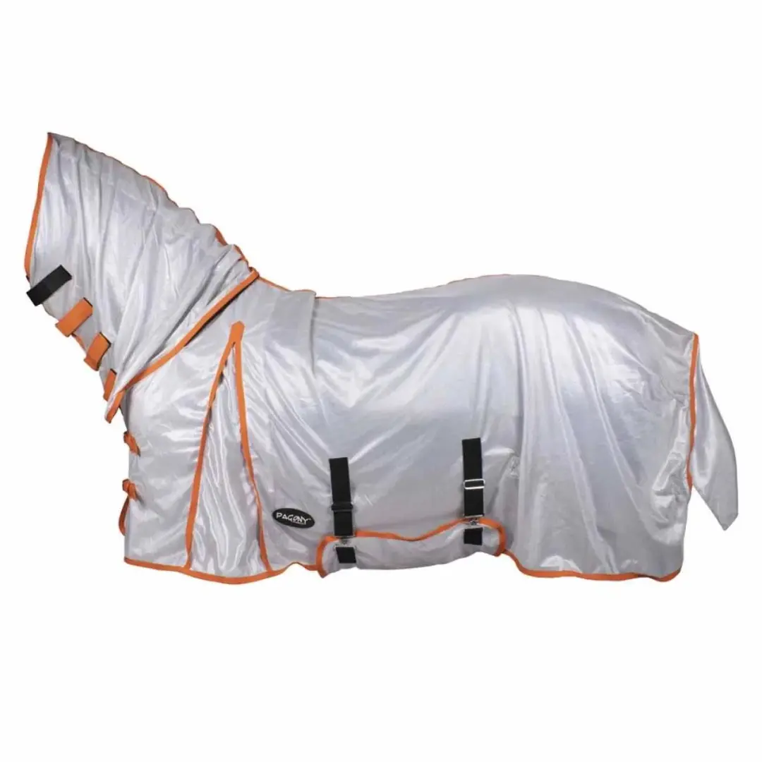 Pagony Buikflap Plus Flycooler Paardendeken 175 - 5000g - Zilver