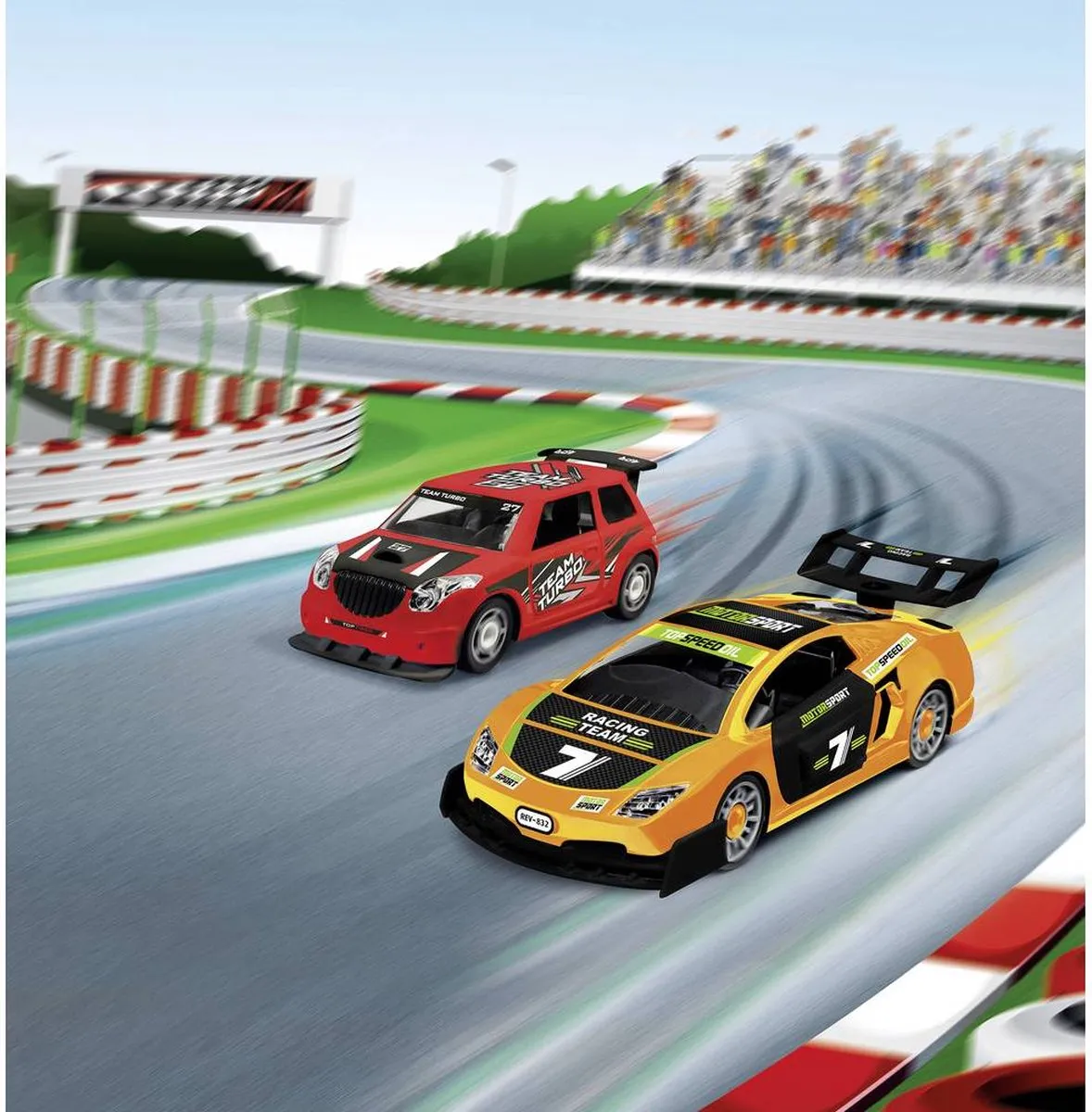 Revell 00832 Pull Back Racing Car Bouwpakket - Oranje/Zwart