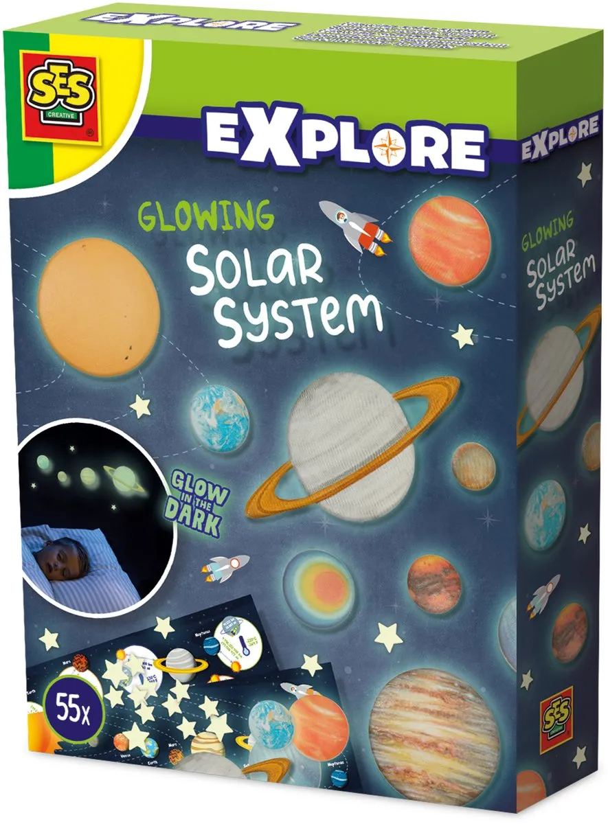 SES Creative Explore Glowing Zonnestelsel
