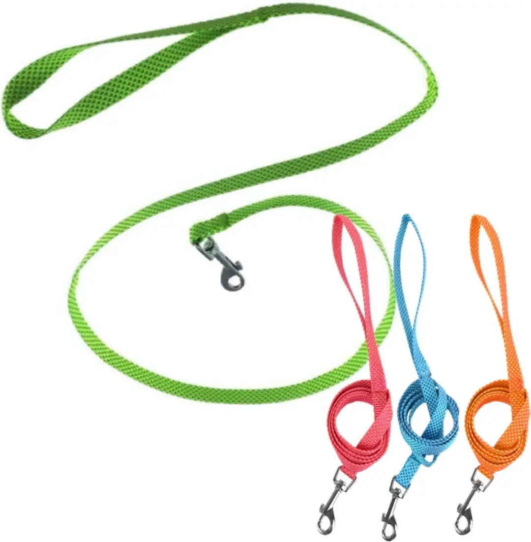 Nobleza Hondenriem M - 120cm - Fluorescerend Groen