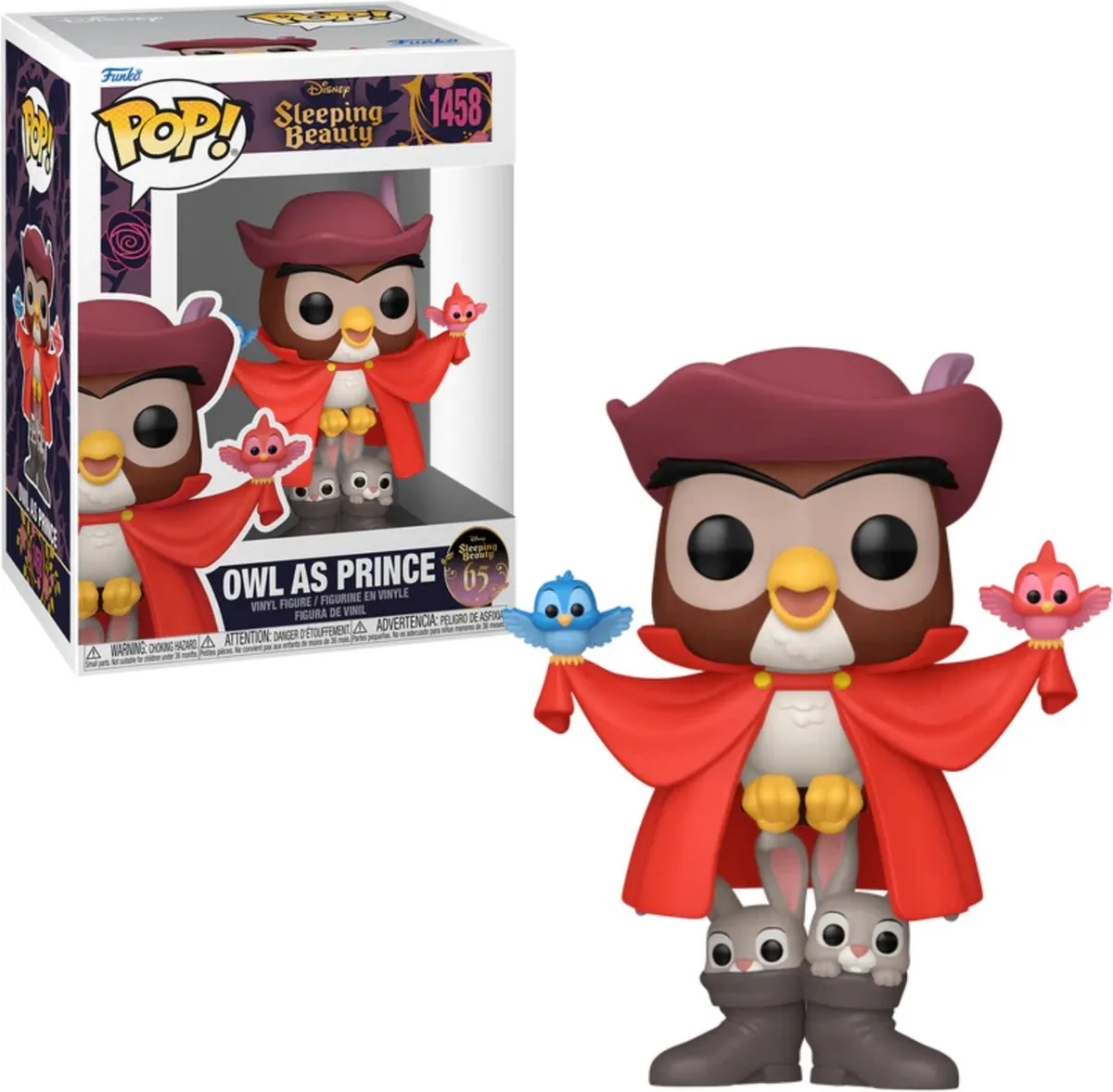 Funko Pop! Sleeping Beauty Owl as Prince 1458 - Multicolor