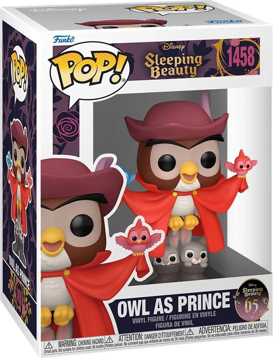 Funko Pop! Sleeping Beauty Owl as Prince 1458 - Multicolor
