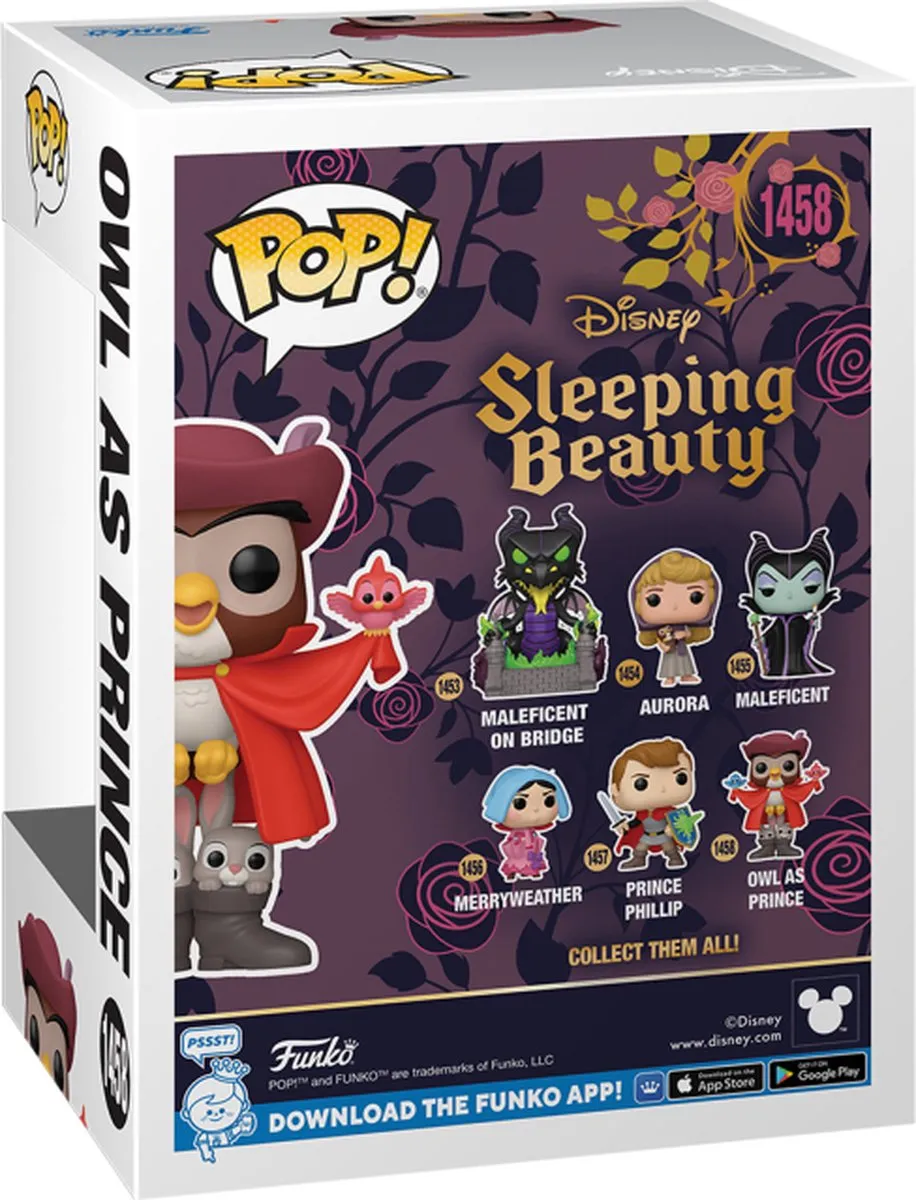 Funko Pop! Sleeping Beauty Owl as Prince 1458 - Multicolor