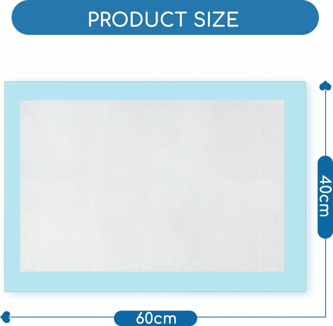 Nobleza Training Pads 100 Stuks - 40x60cm - Blauw/Wit