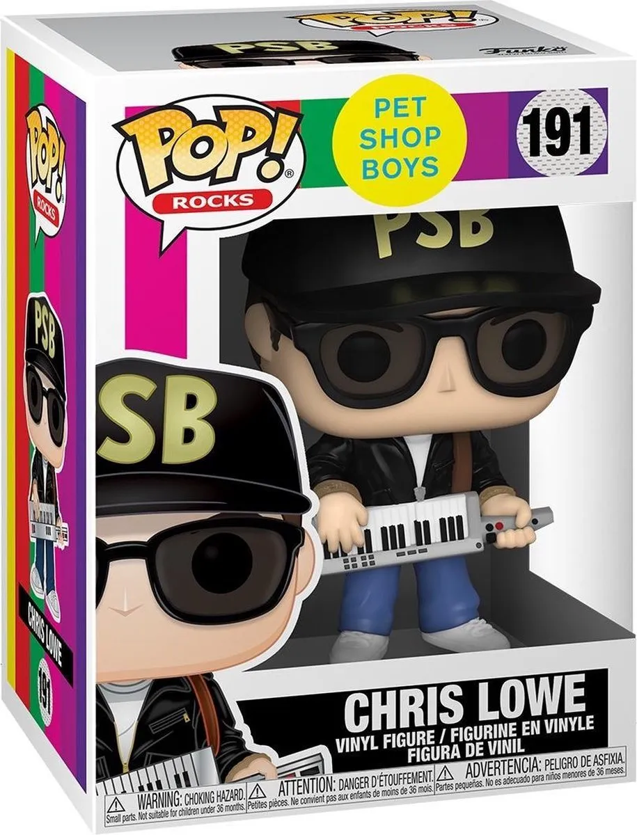 Funko Pop! Rocks Pet Shop Boys Chris Lowe - Multi - afbeelding 2 van 3