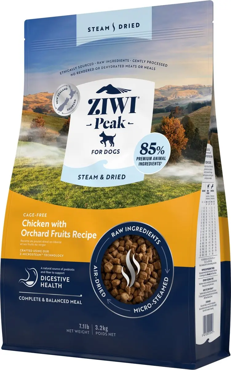Ziwi Peak Steam & Dried hondenvoeding