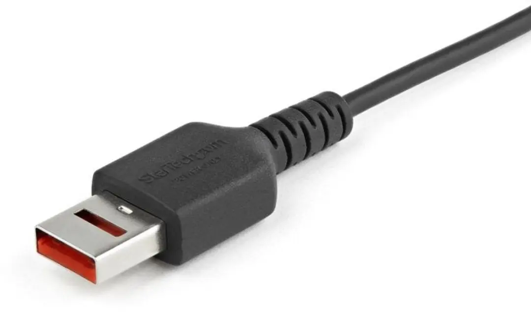 Startech USBSCHAU1M USB A Kabel - Zwart - afbeelding 3 van 6