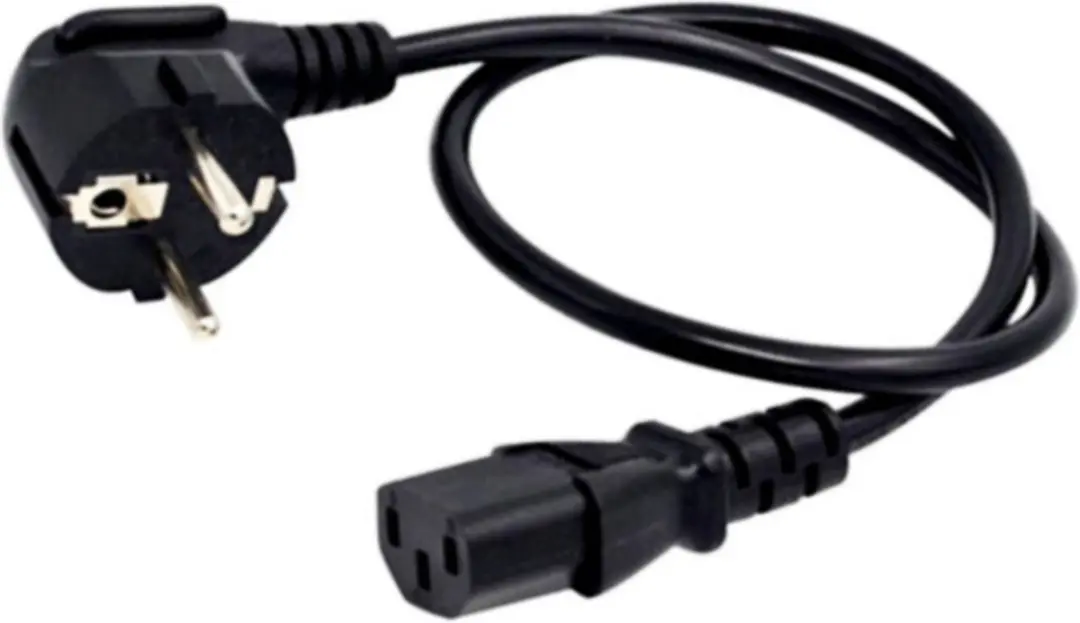 Intel AC06C13EU electriciteitssnoer Zwart 0,6 m C13 stekker IEC 320