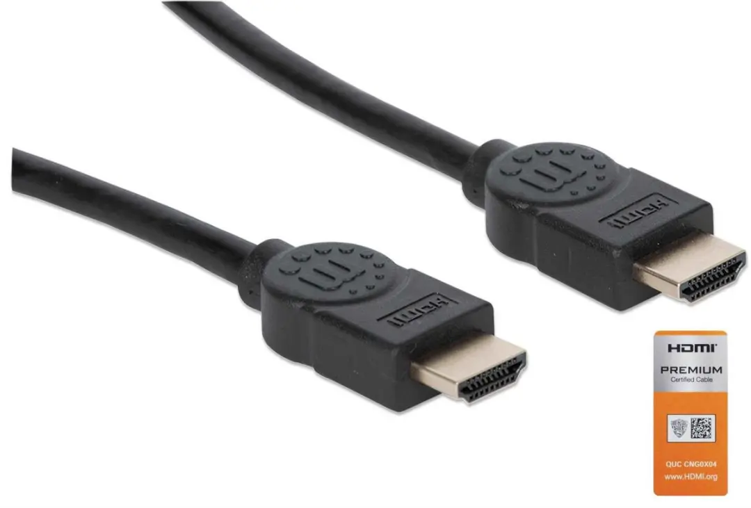 Manhattan HDMI Kabel 3.0m - ARC - Vergulde stekkers - Zwart - afbeelding 3 van 6