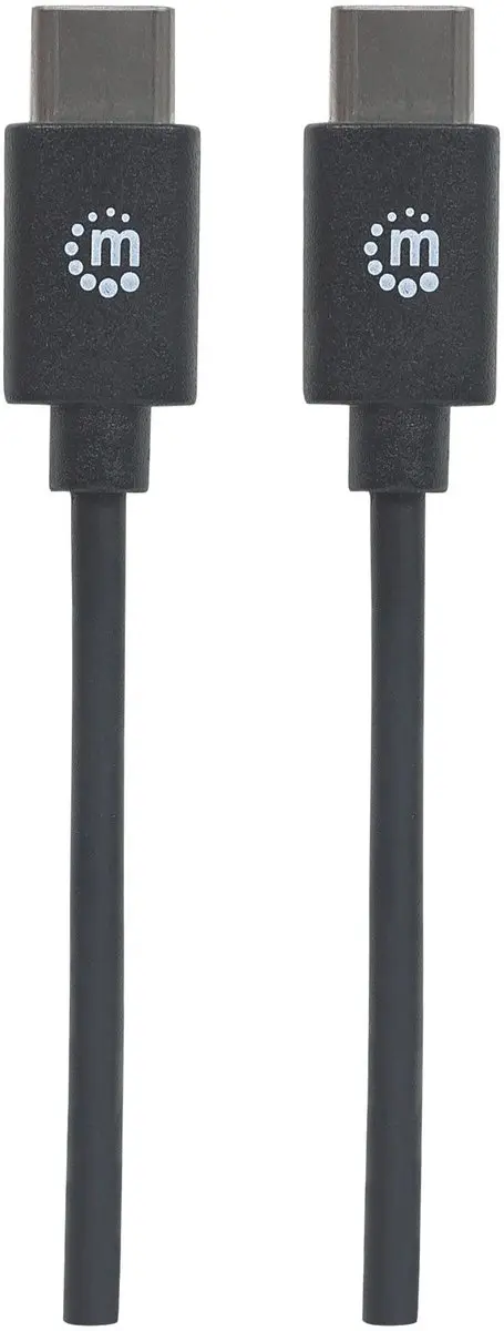 Manhattan 354875 USB-C Kabel 2.0 - 2m - Zwart