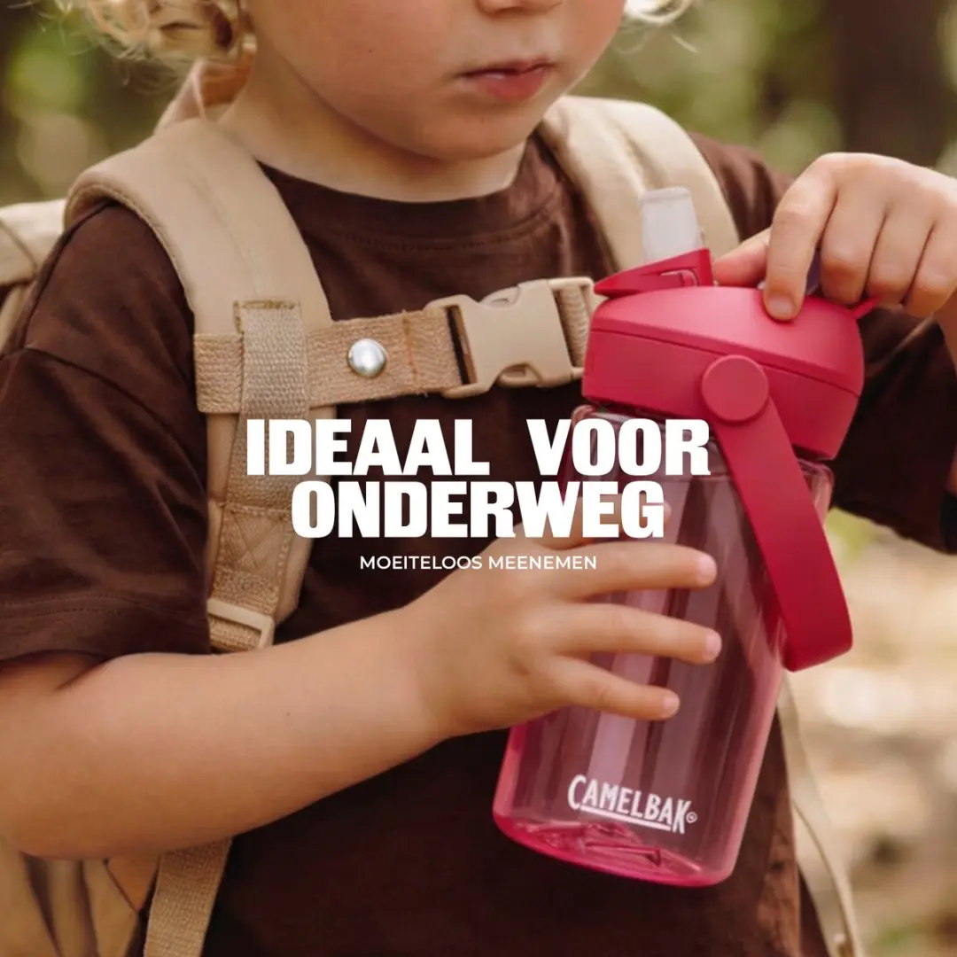 CamelBak Thrive Flip Straw Kids Drinkfles 400ml - Roze