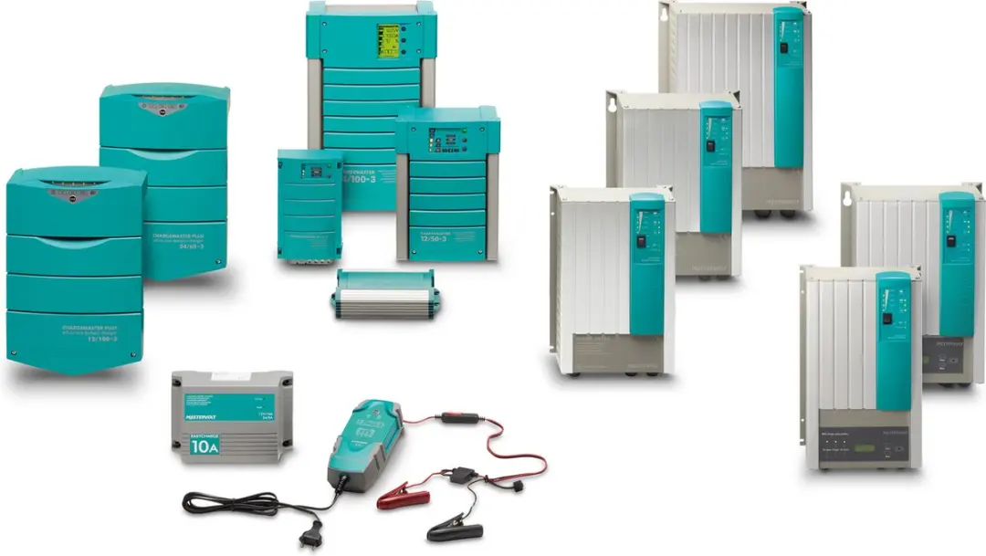 Mastervolt ChargeMaster Plus 12/100-3 Acculader 12V 100A - Turquoise - afbeelding 6 van 6