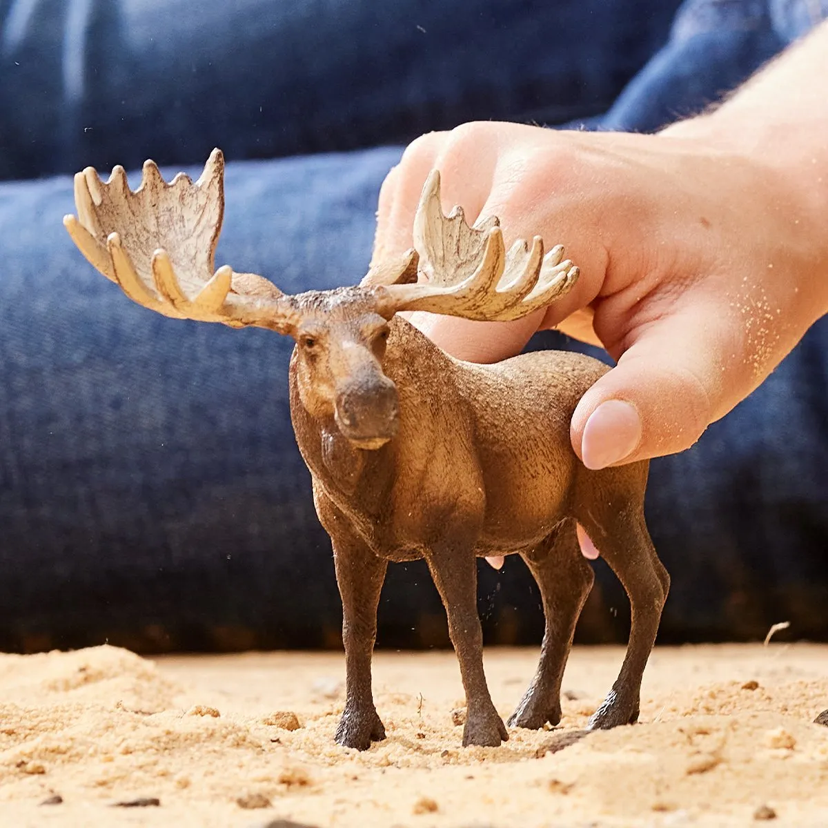 Schleich Wild Life Elandstier Speelfiguur 14781 - Bruin