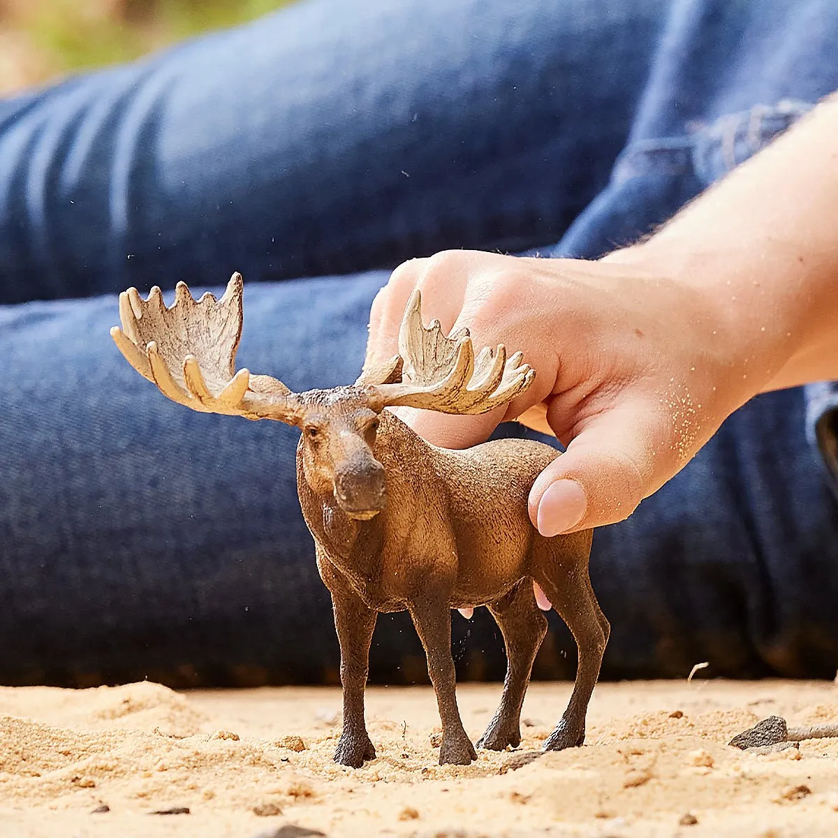 Schleich Wild Life Elandstier Speelfiguur 14781 - Bruin