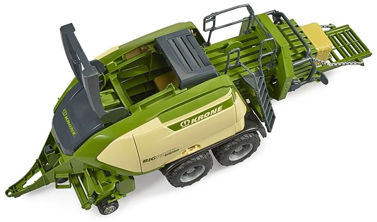 Bruder Krone Big Pack 1290 HDP VC - 2 Kwaderb. - Groen
